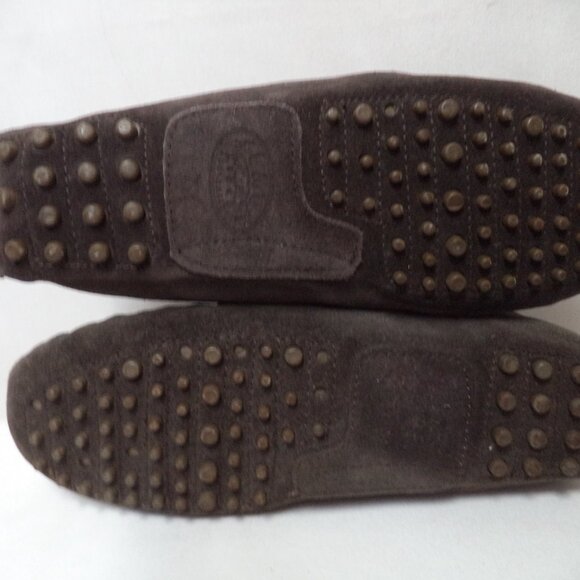 Emu Ridge Australia Suede genuine shearling lined slipper loafers Men Size Sz 7 main image 14